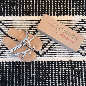 Catalina White/Brown Cow Hair Slide Sandals 🐆